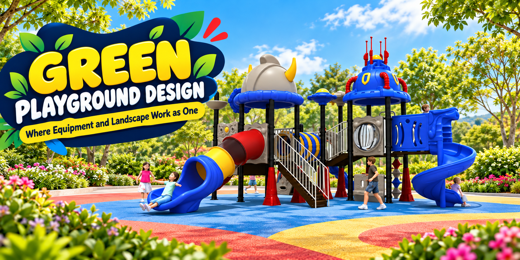 Green Playground Design: Integrating Play Equipment and Landscape | Arihant Play